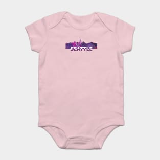 Seattle Skyline Baby Bodysuit